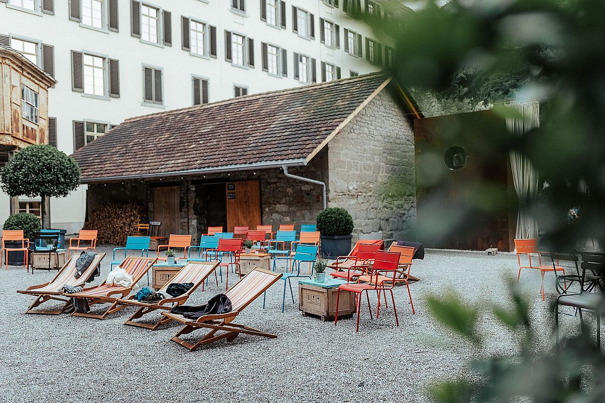 openair Kino in der ehemaligen Spinnerei Freienstein